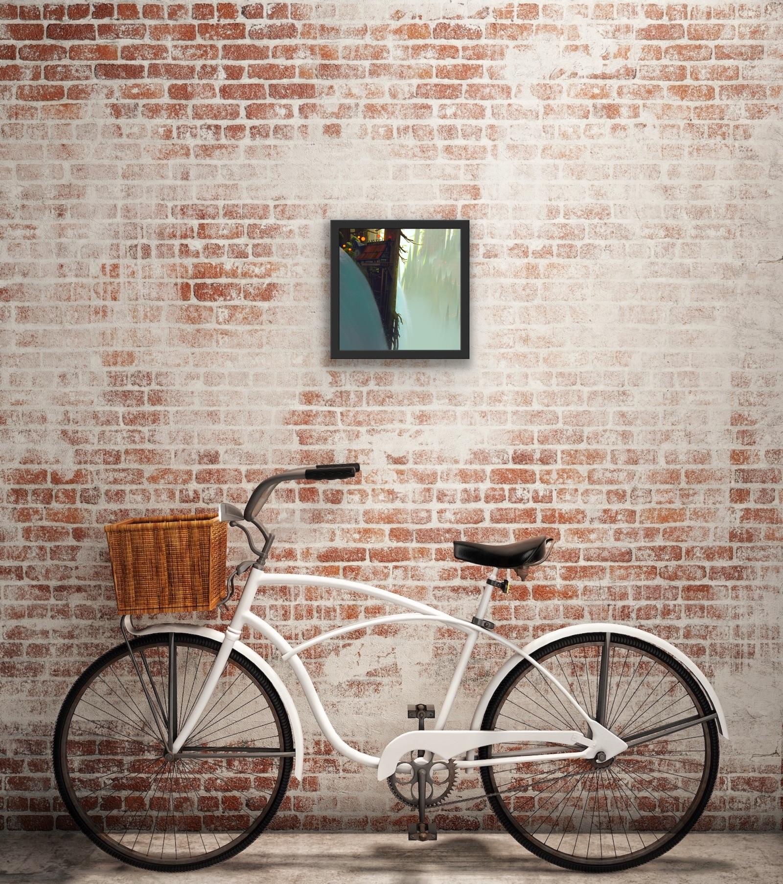 Digital Art Painting Vis Dev Animation 2D/3D Shack Mountain Snow Magical Realism 13