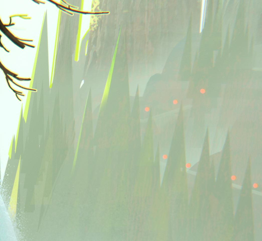 Digital Art Painting Vis Dev Animation 2D/3D Shack Mountain Snow Magical Realism 3