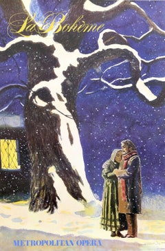 La Boheme (Metropolitan Opera), lithographie offset de Jamie Wyeth