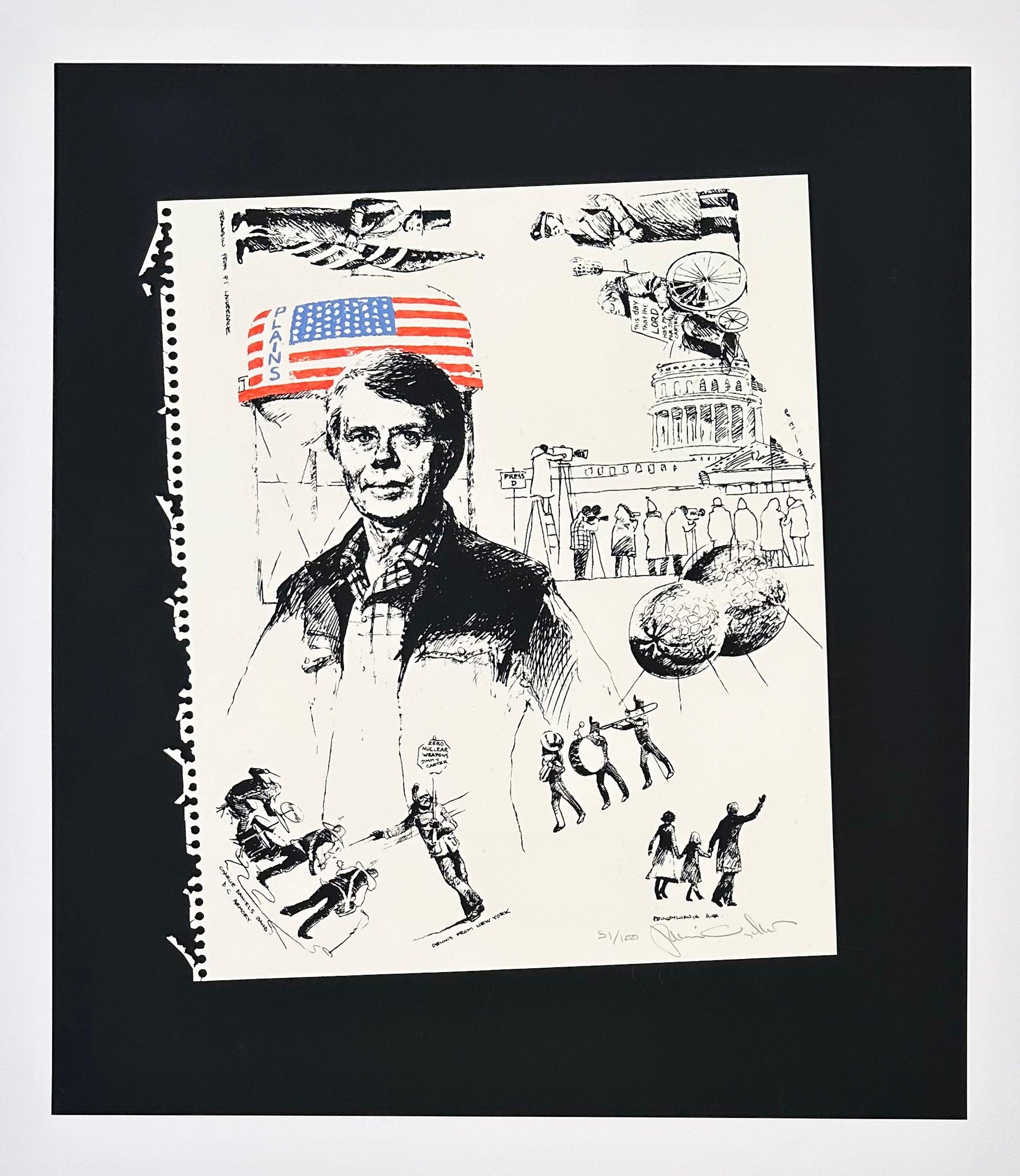 Untitled, ab 1977 Inaugural Impressionen – Print von Jamie Wyeth