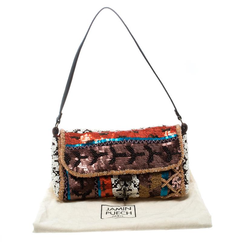 Jamin Puech Multicolor Sequin Embellished Shoulder Bag 6