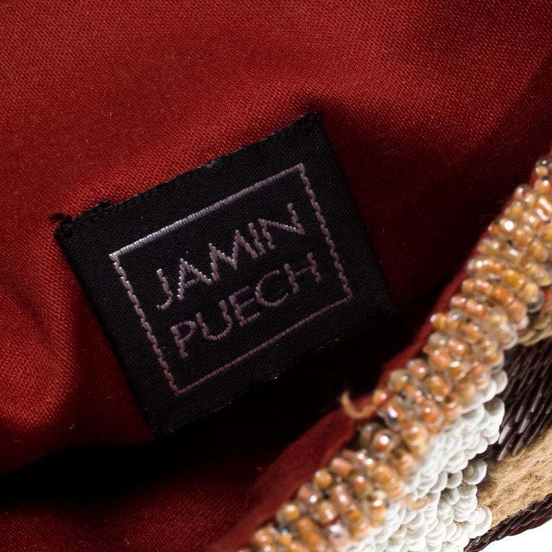 Jamin Puech Multicolor Sequin Embellished Shoulder Bag In Good Condition In Dubai, Al Qouz 2