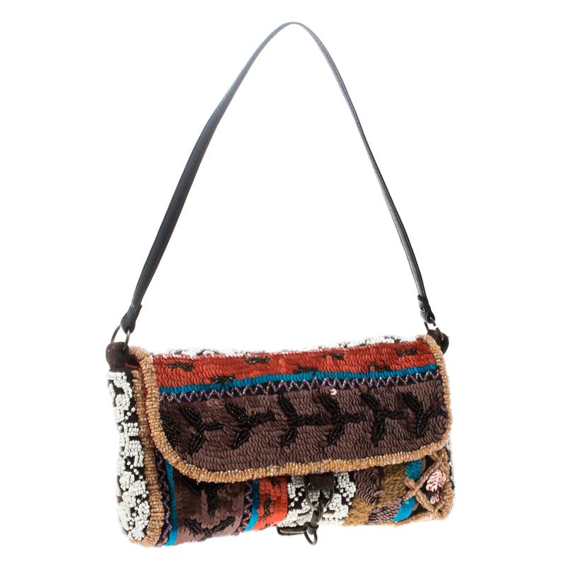 Jamin Puech Multicolor Sequin Embellished Shoulder Bag 4