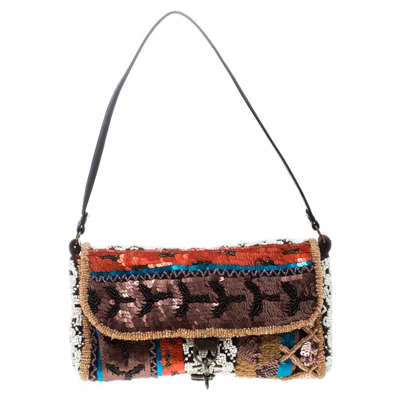 Jamin Puech Multicolor Sequin Embellished Shoulder Bag