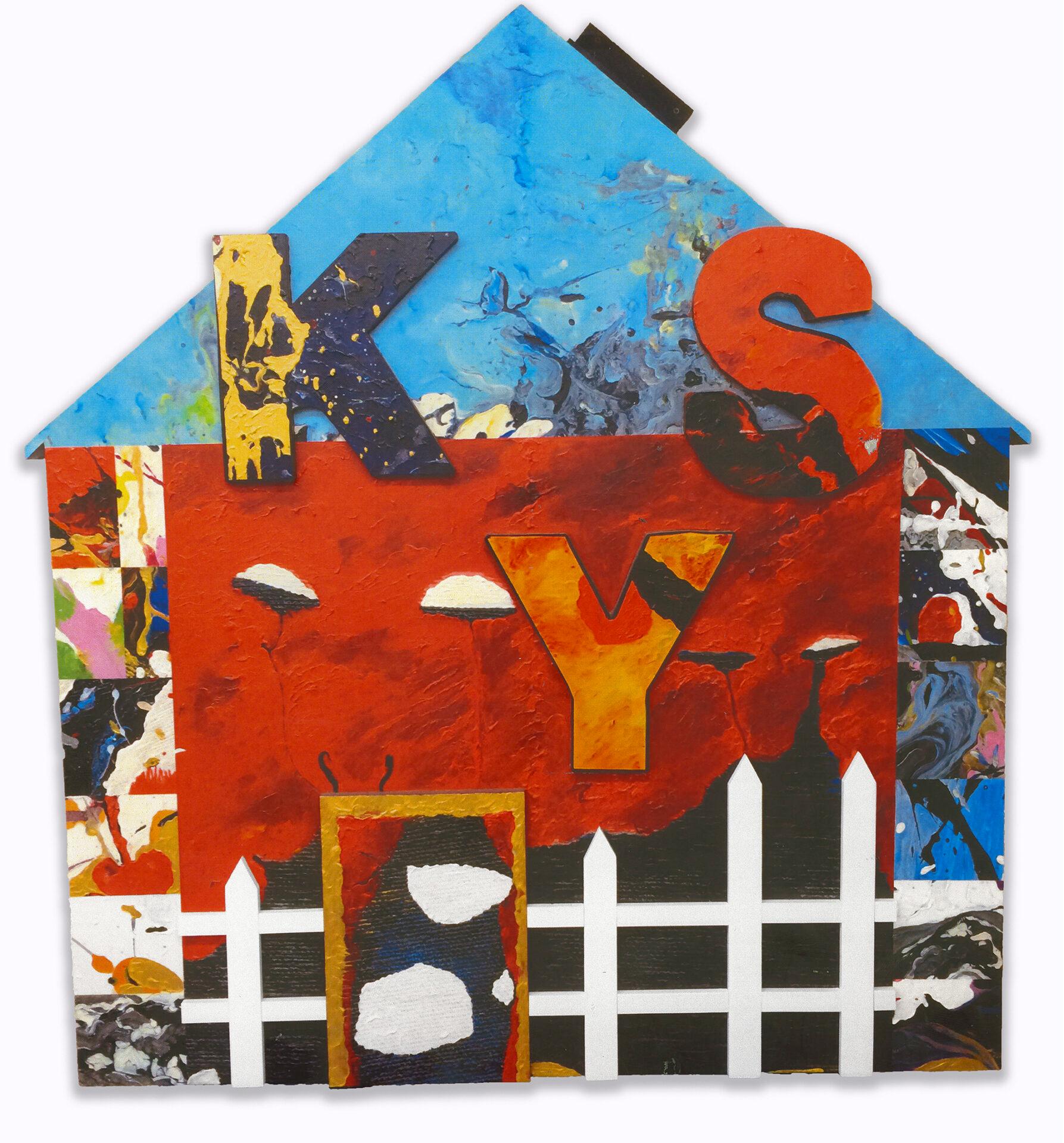 KYS HOUSE - Mixed Media Art by Jamy Kahn 