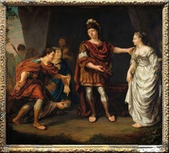 Jan Abel WASSENBERGH (1689-1750) "La continencia de Escipión" Firmado