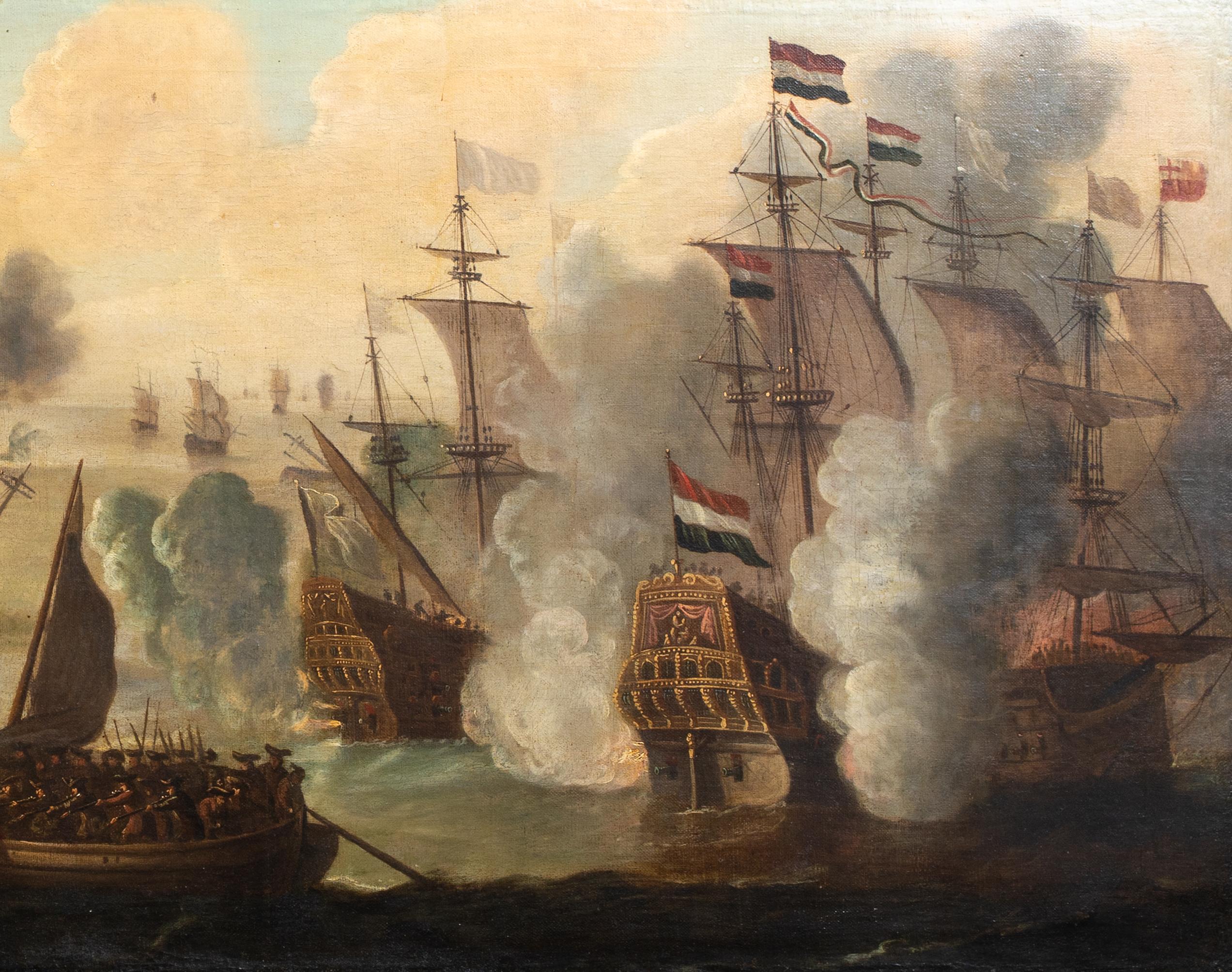 The Battle of Scheveningen, 10th August 1653, 17th Century  For Sale 1
