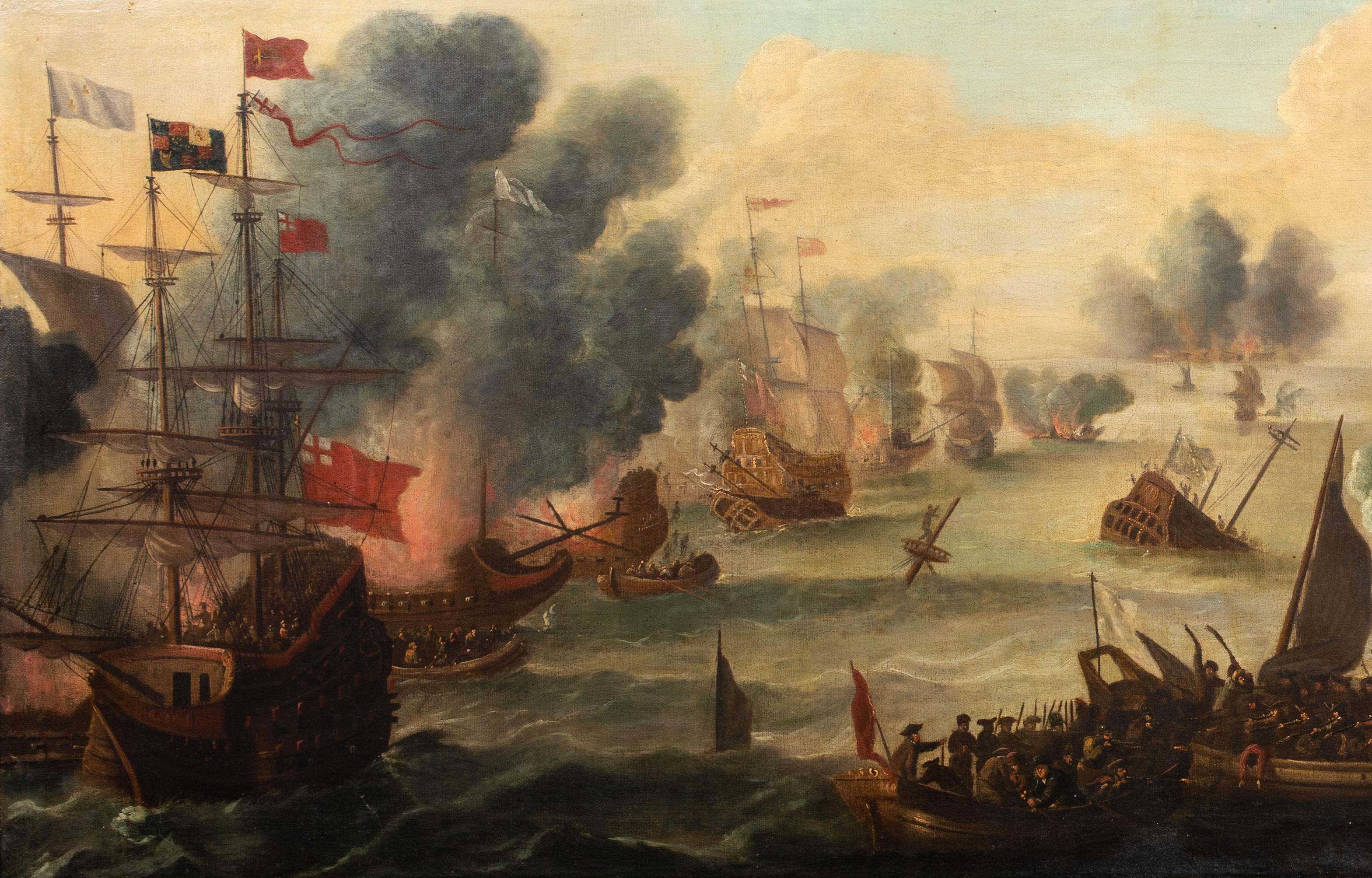 The Battle of Scheveningen, 10th August 1653, 17th Century  For Sale 2