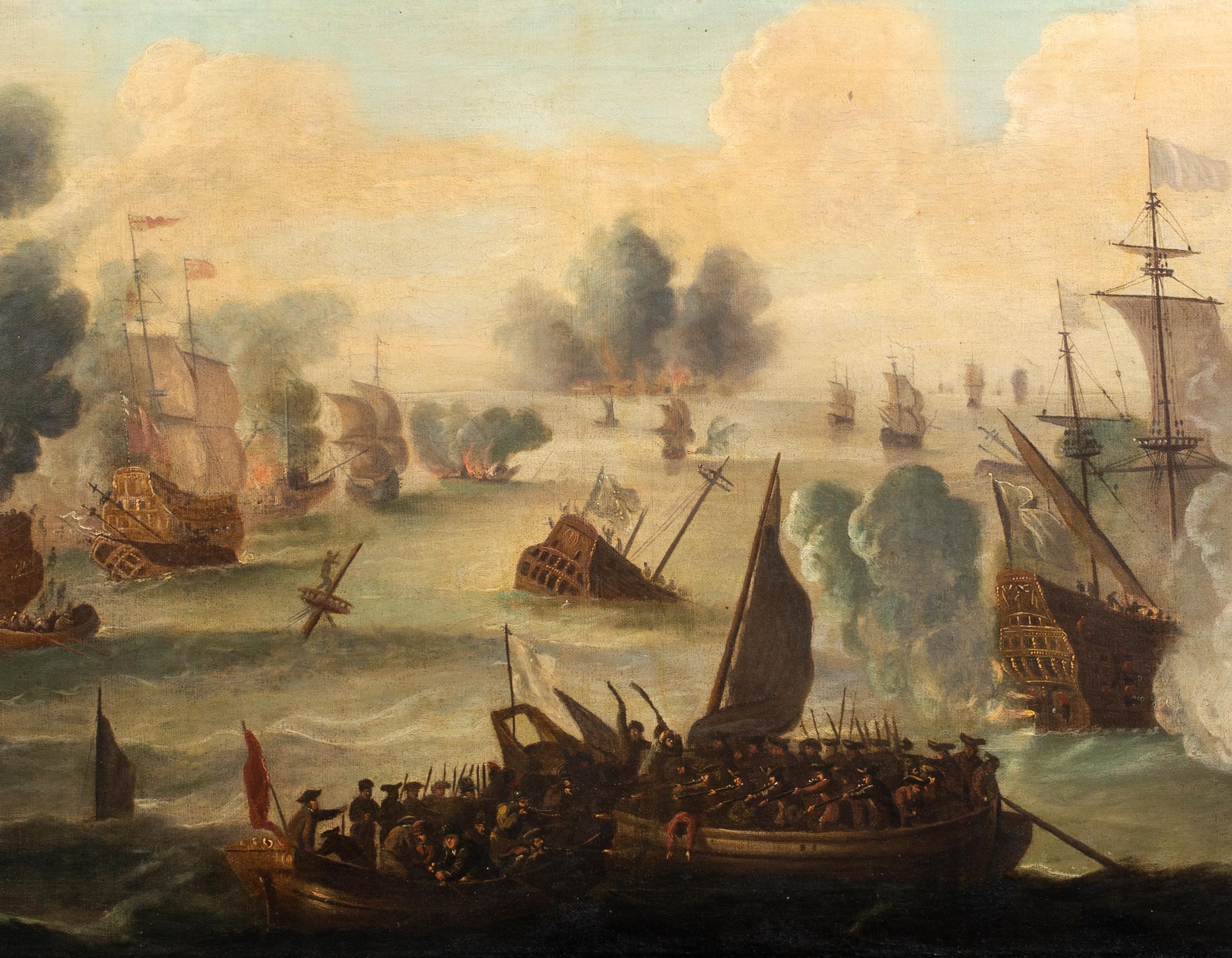 The Battle of Scheveningen, 10th August 1653, 17th Century  For Sale 3