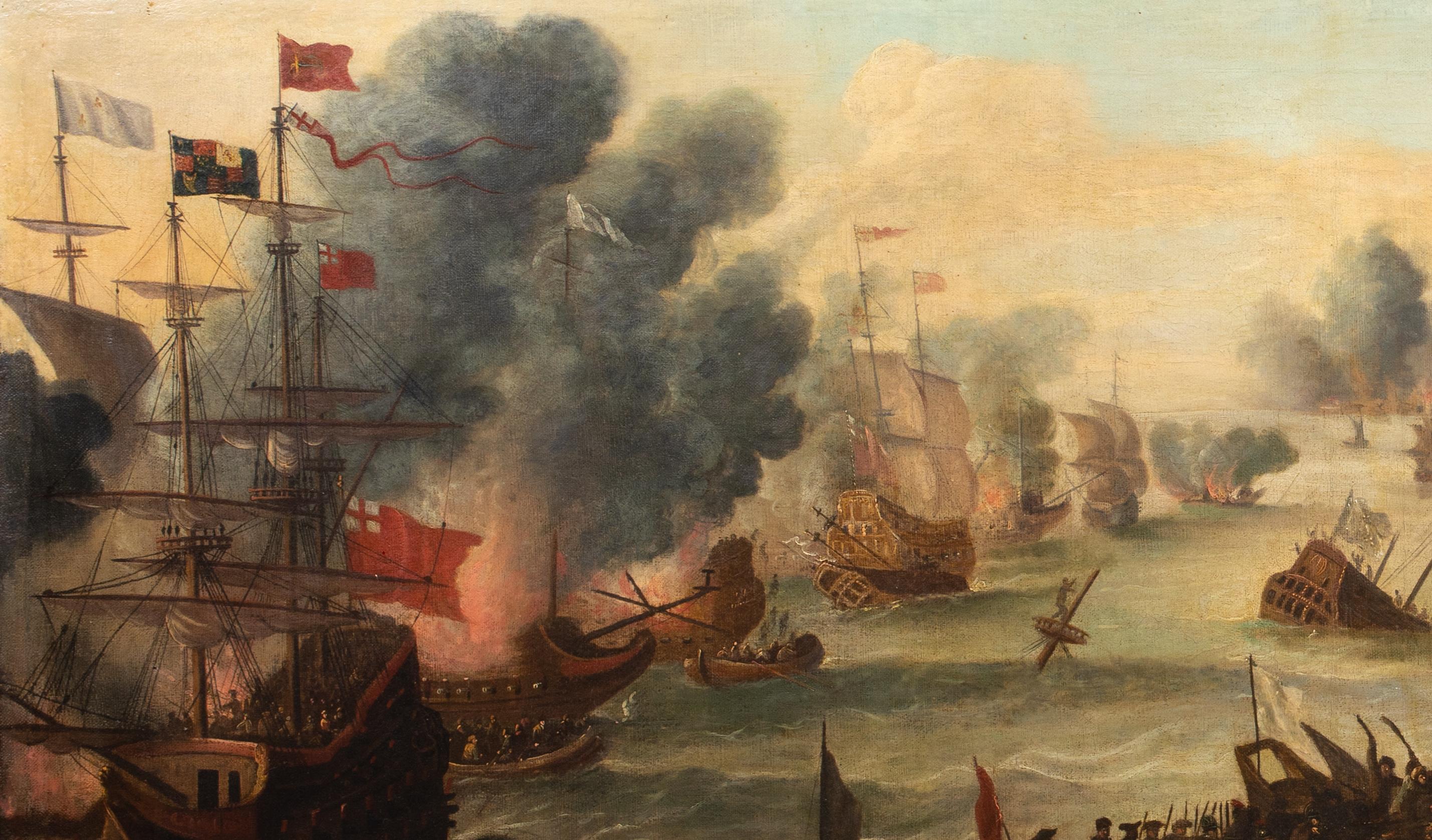 The Battle of Scheveningen, 10th August 1653, 17th Century  For Sale 4