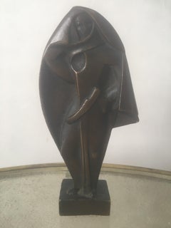 Jan and Joel Martel Bronze Sculpture 'Oriental Warrior', Unique Creation, 1931