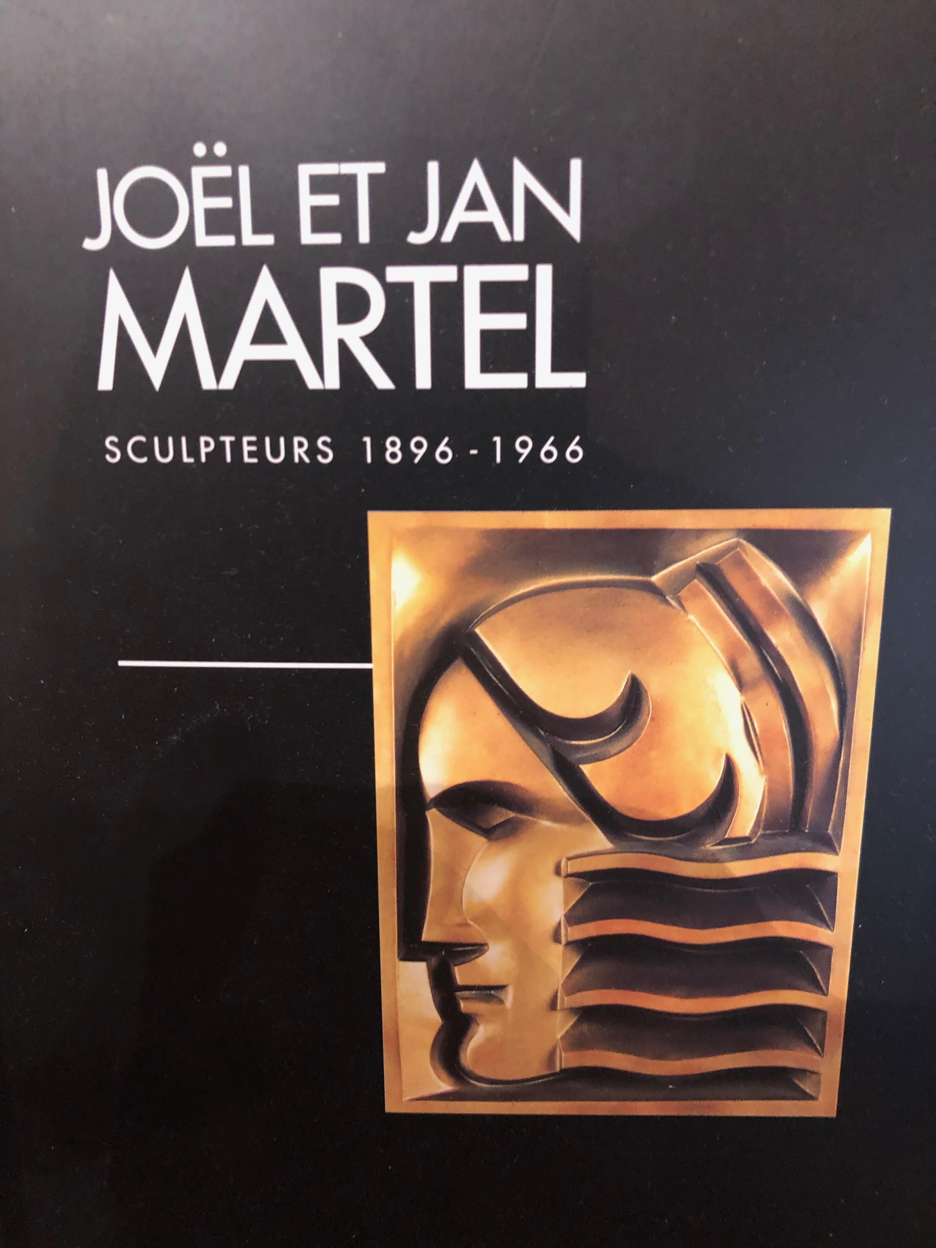 Jan & Joel Martel Art Deco Cubist Bronze Angel Monumental 2 of 8 For Sale 9