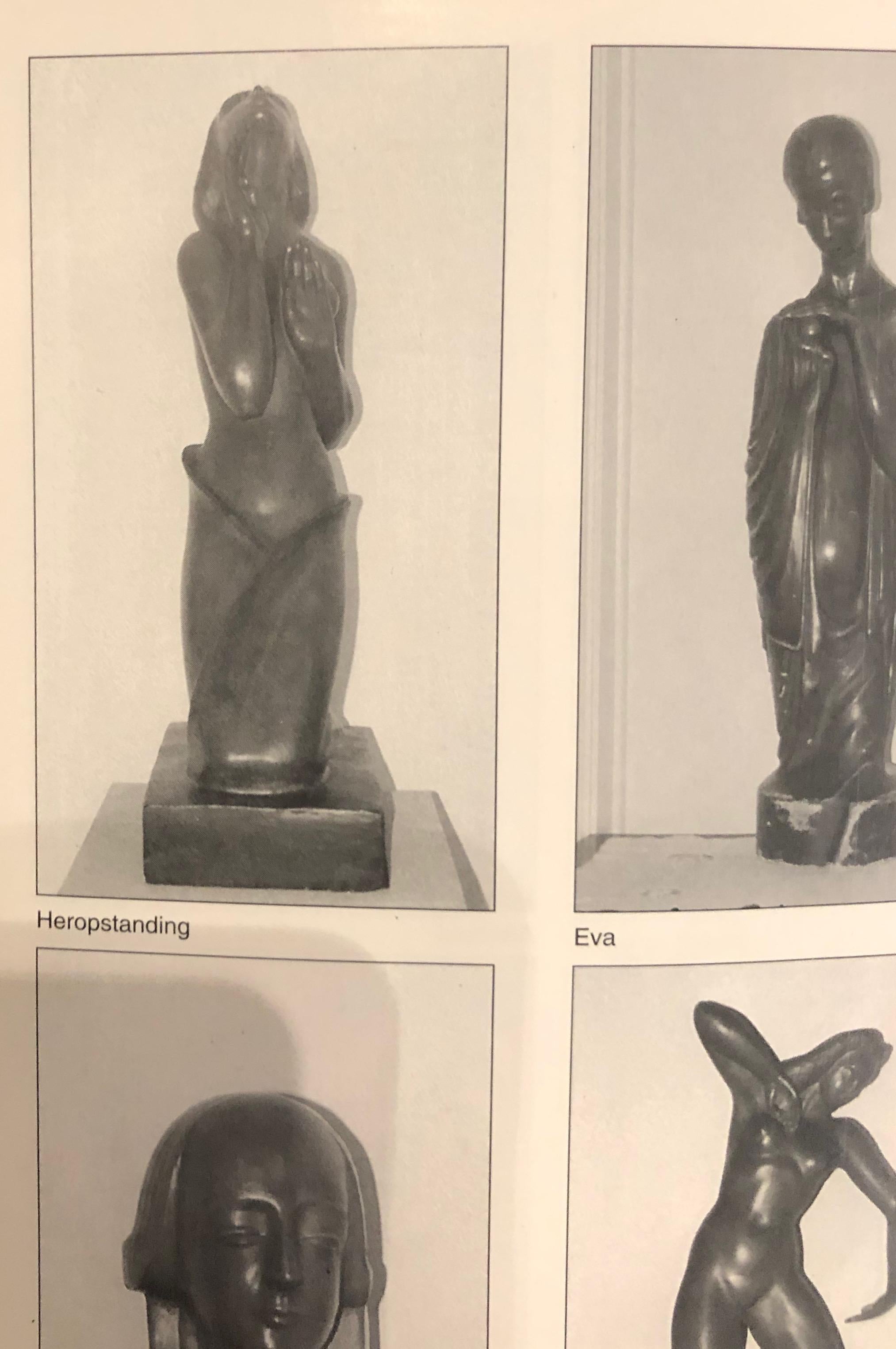 Jan Anteunis Statua femminile in stile Art Deco Scultore belga in vendita 14