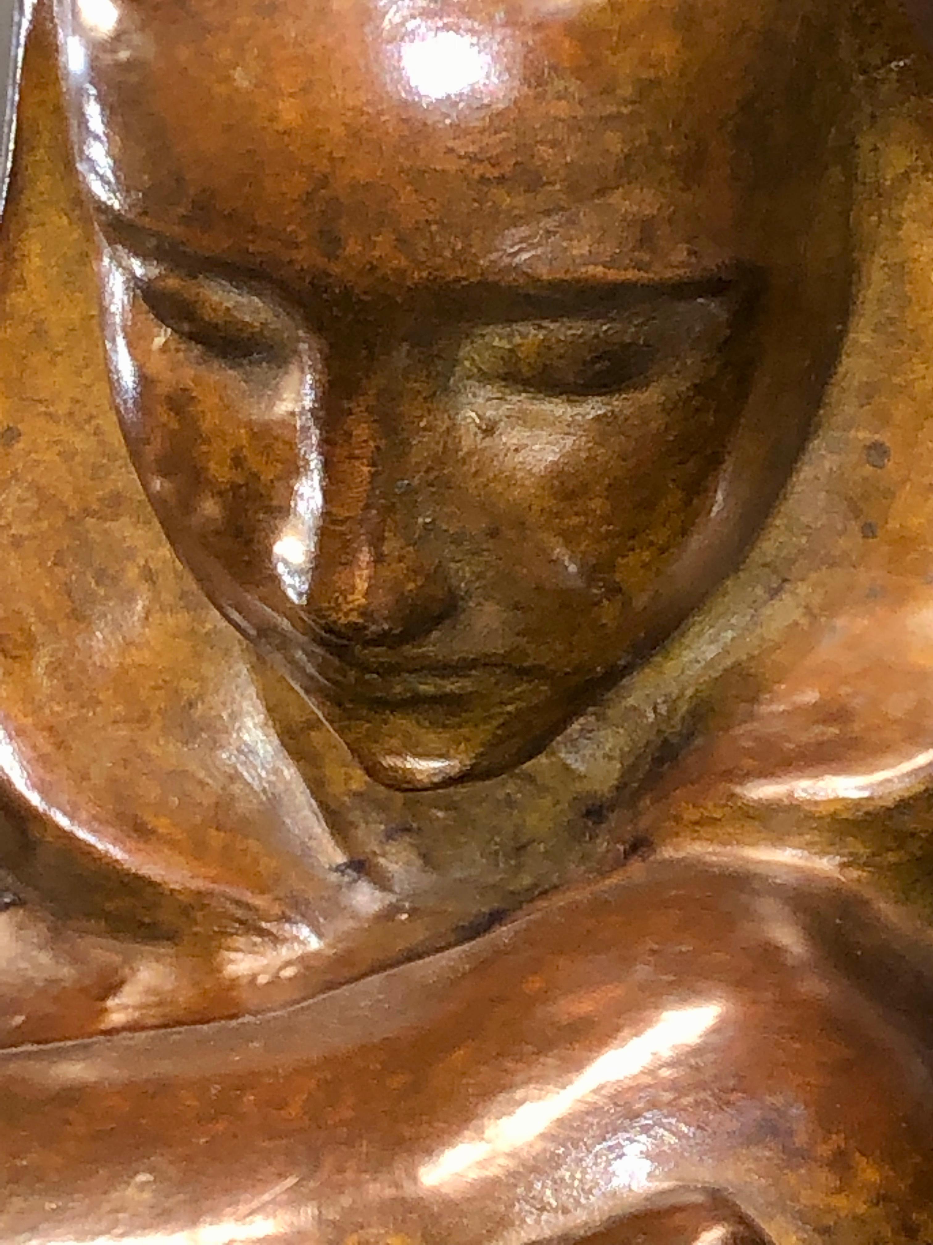 Mid-20th Century Jan Anteunis Art Deco Female Statue Belgian Sculptor