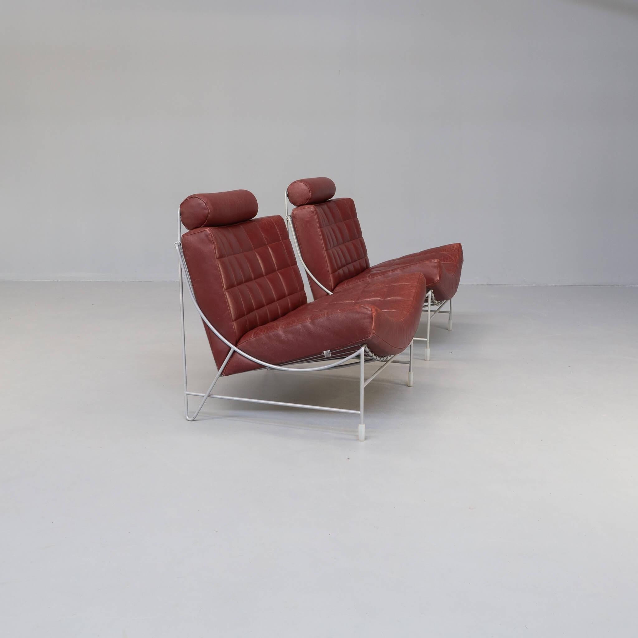Postmoderne Fauteuil 'Volare' de Jan Armgardt pour Leolux Set / 2 en vente