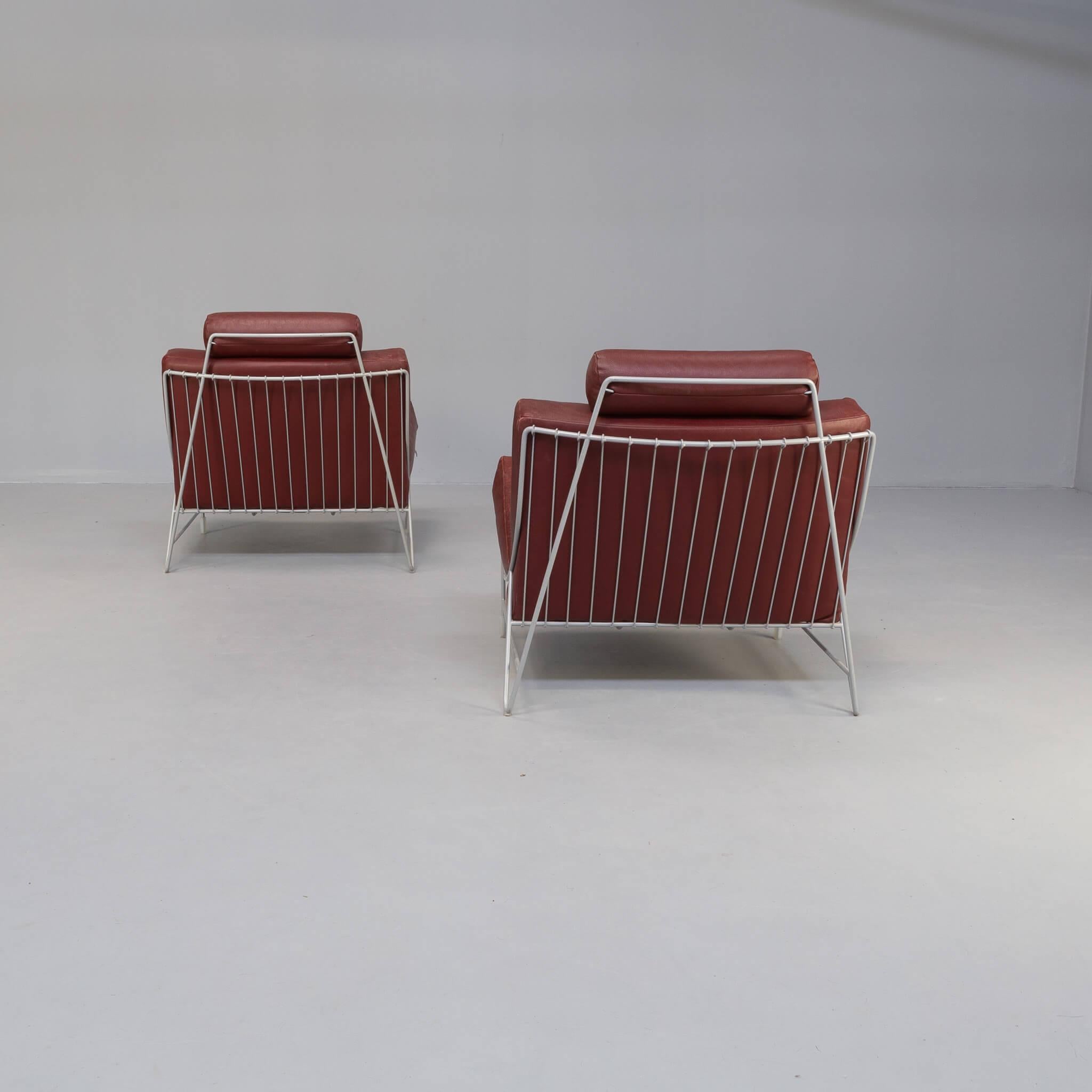 Fauteuil 'Volare' de Jan Armgardt pour Leolux Set / 2 Bon état - En vente à Amstelveen, Noord