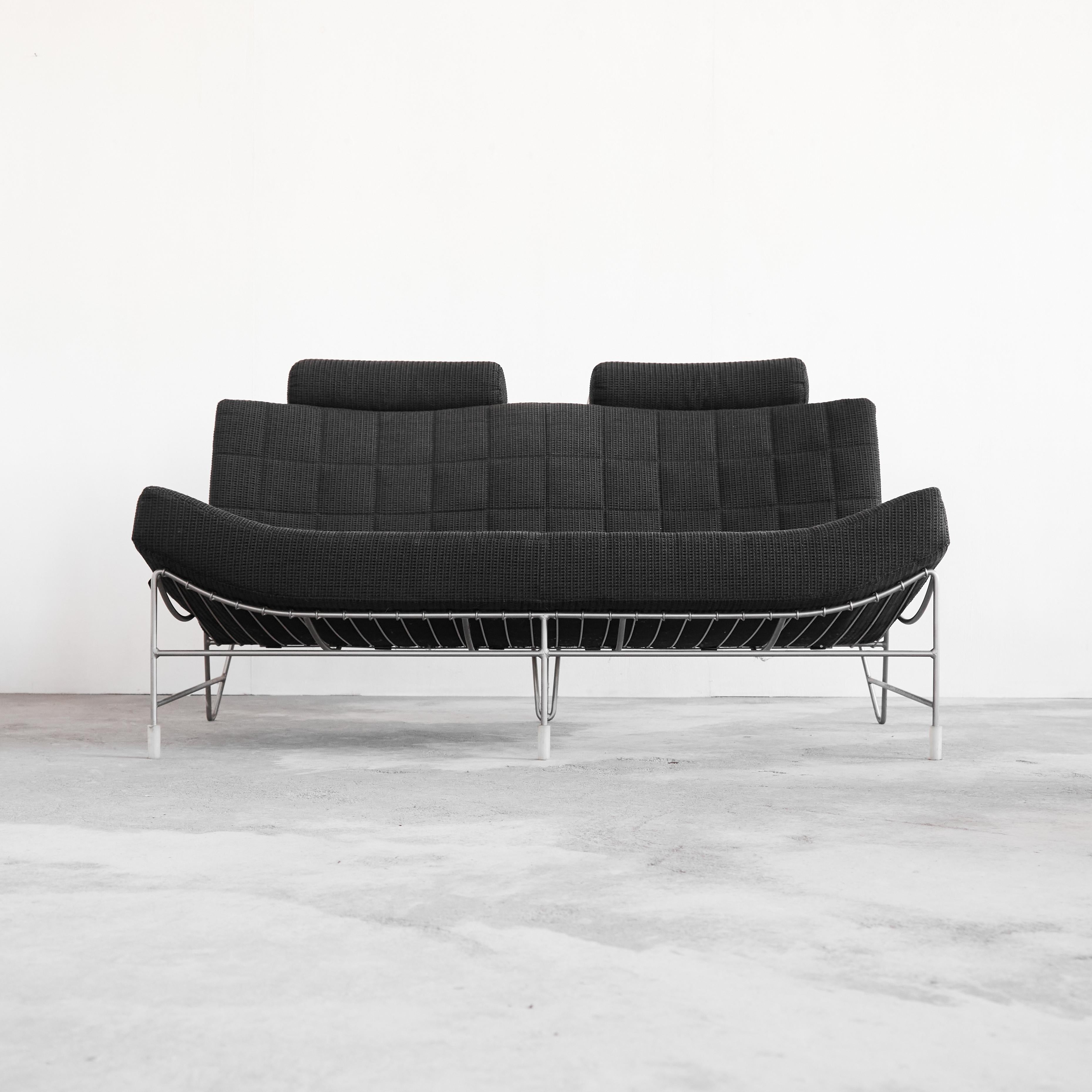 Mid-Century Modern Jan Armgardt 'Volare' Two Seater Sofa for Leolux 1990s For Sale