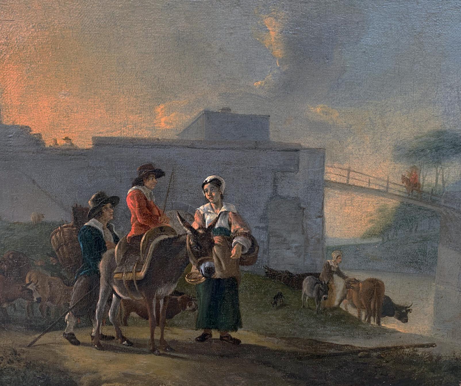 Famille Paysans Jan Asselyn (1610/1652) (entourage) en vente 2