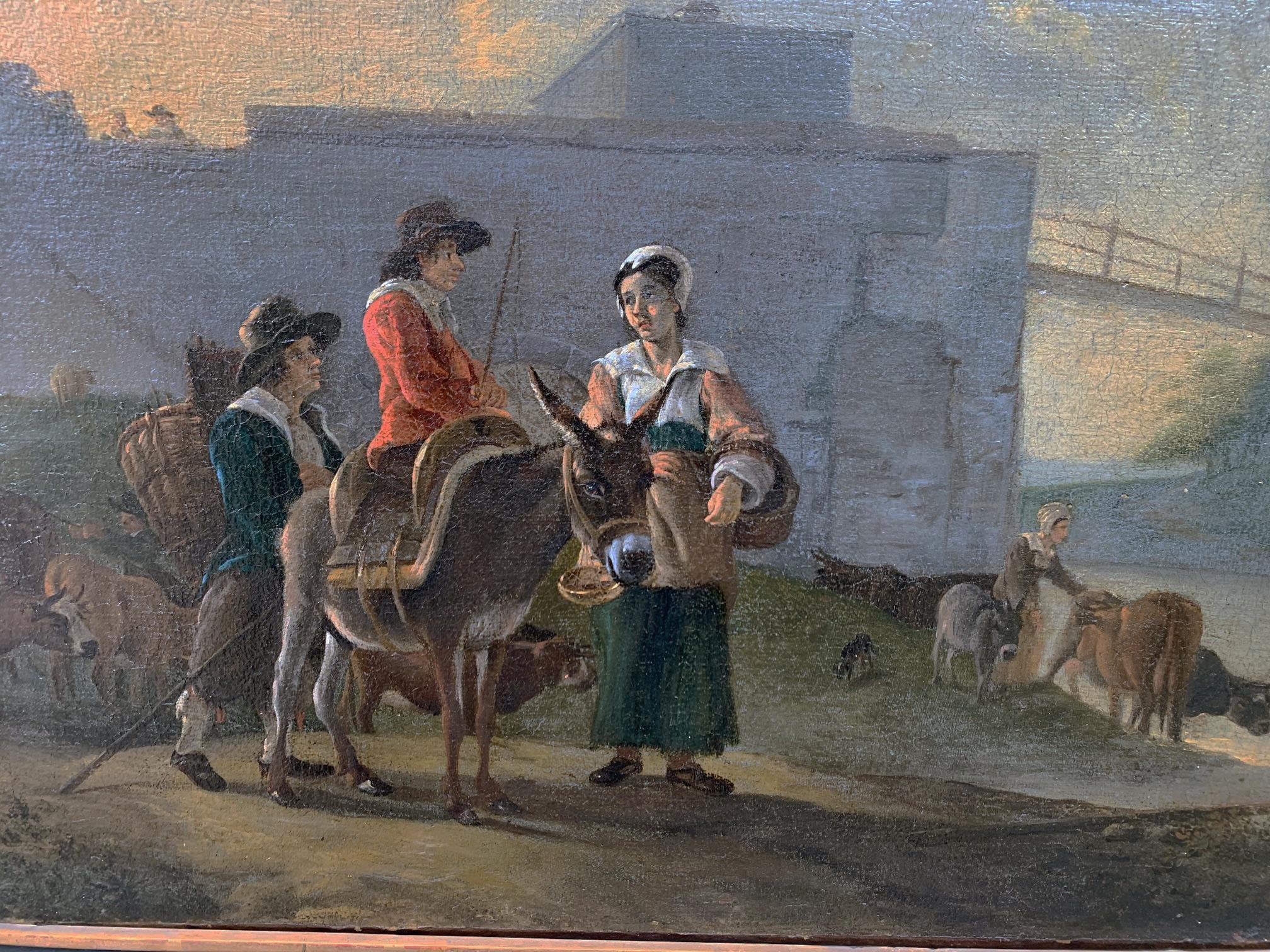 Famille Paysans Jan Asselyn (1610/1652) (entourage) en vente 3