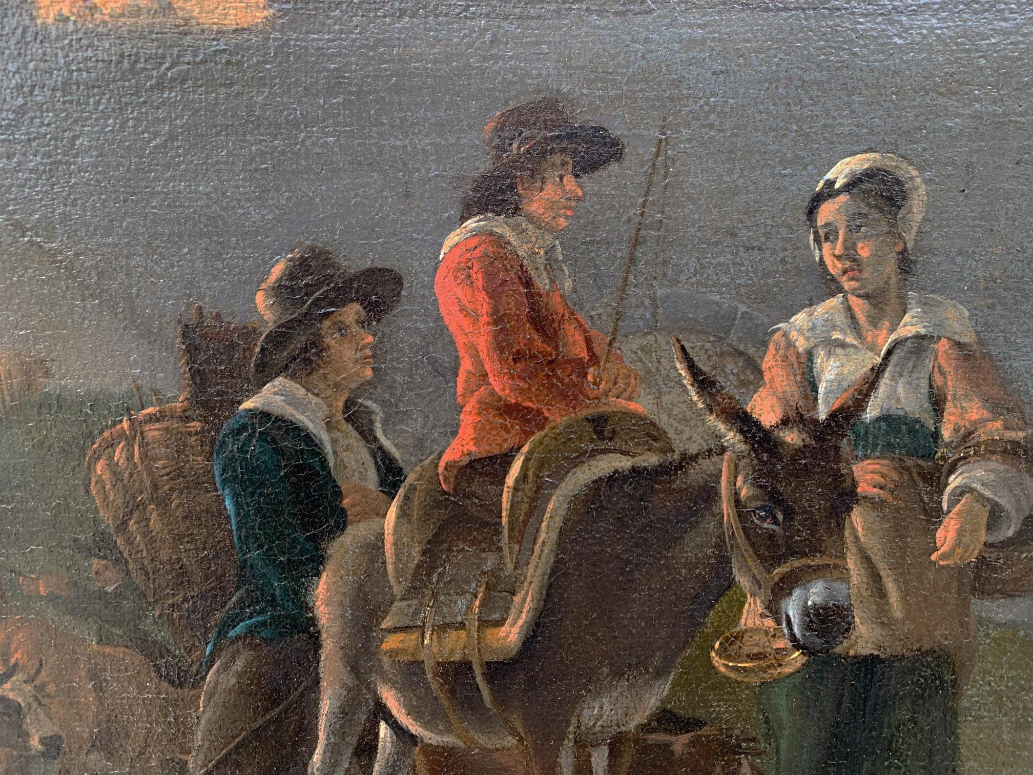 Famille Paysans Jan Asselyn (1610/1652) (entourage) en vente 4