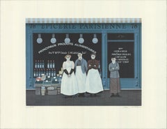 « Épicerie Parisienne », lithographie signée Jan Balet