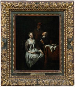 Jan Baptist Lambrechts (1680-1731) - Olio del XVIII secolo, Scena d'interni II