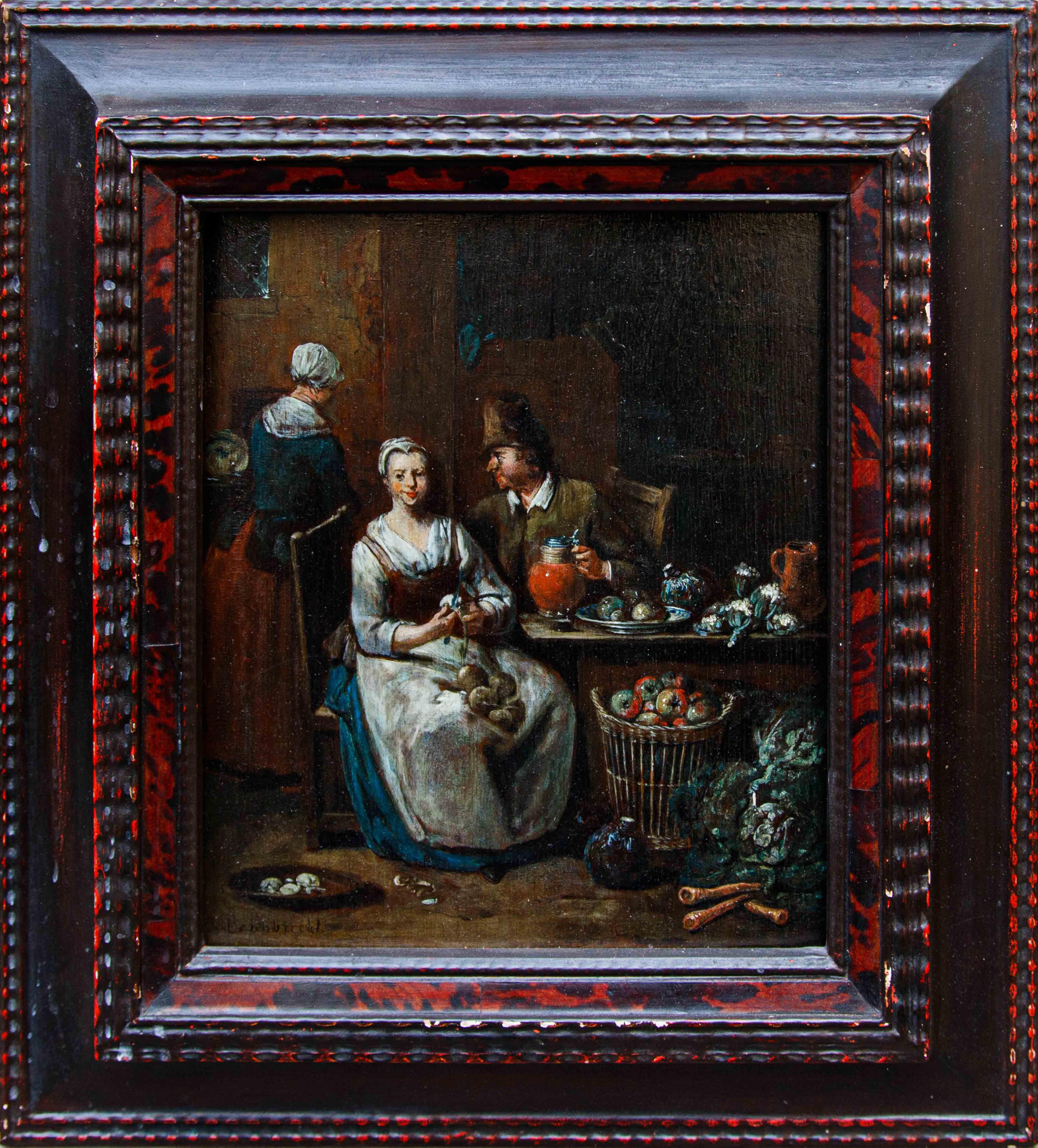 Jan Baptist Lambrechts (Anvers, 1680 - après 1731)  Dans la cuisine en vente 12