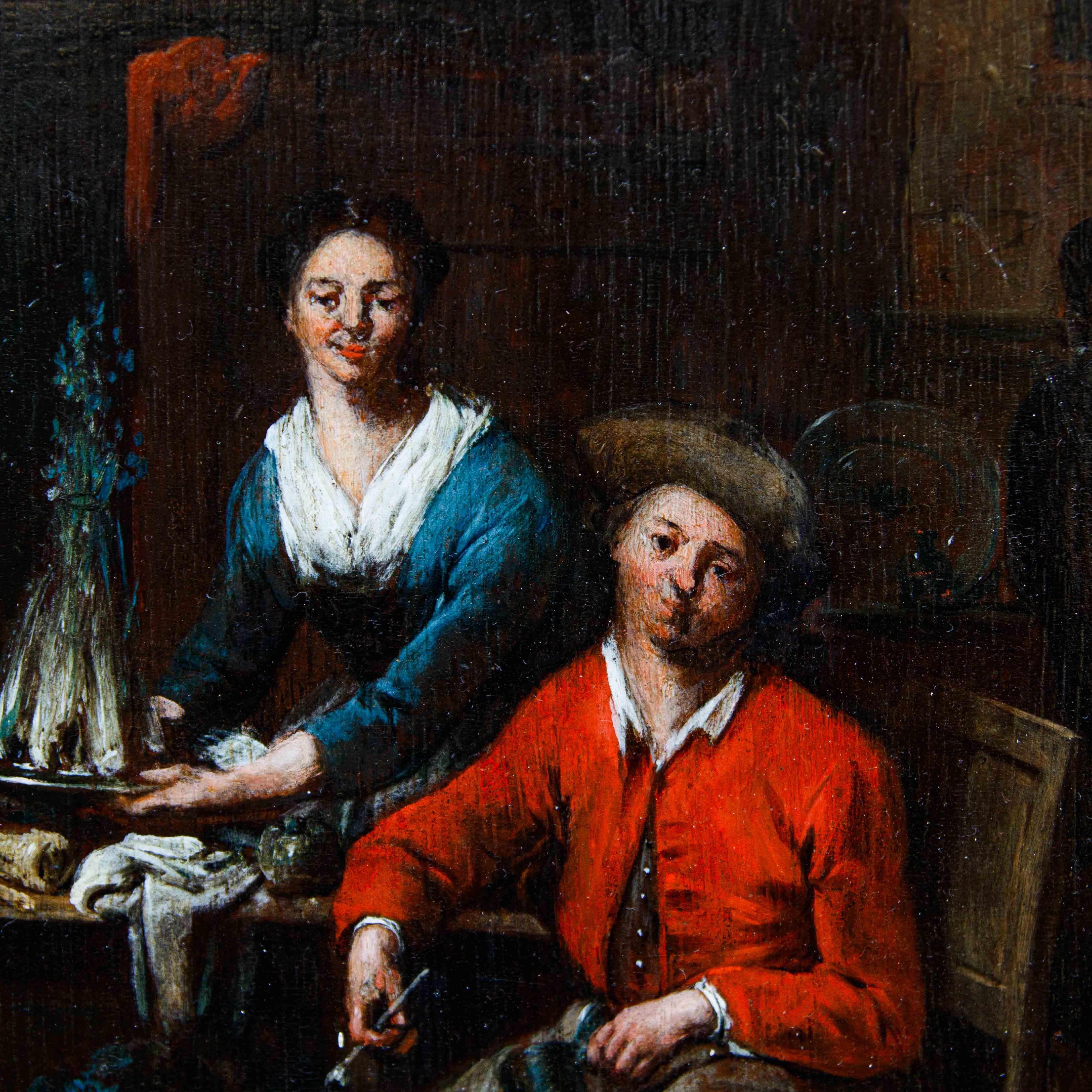 Jan Baptist Lambrechts (Anvers, 1680 - après 1731)  Dans la cuisine en vente 2