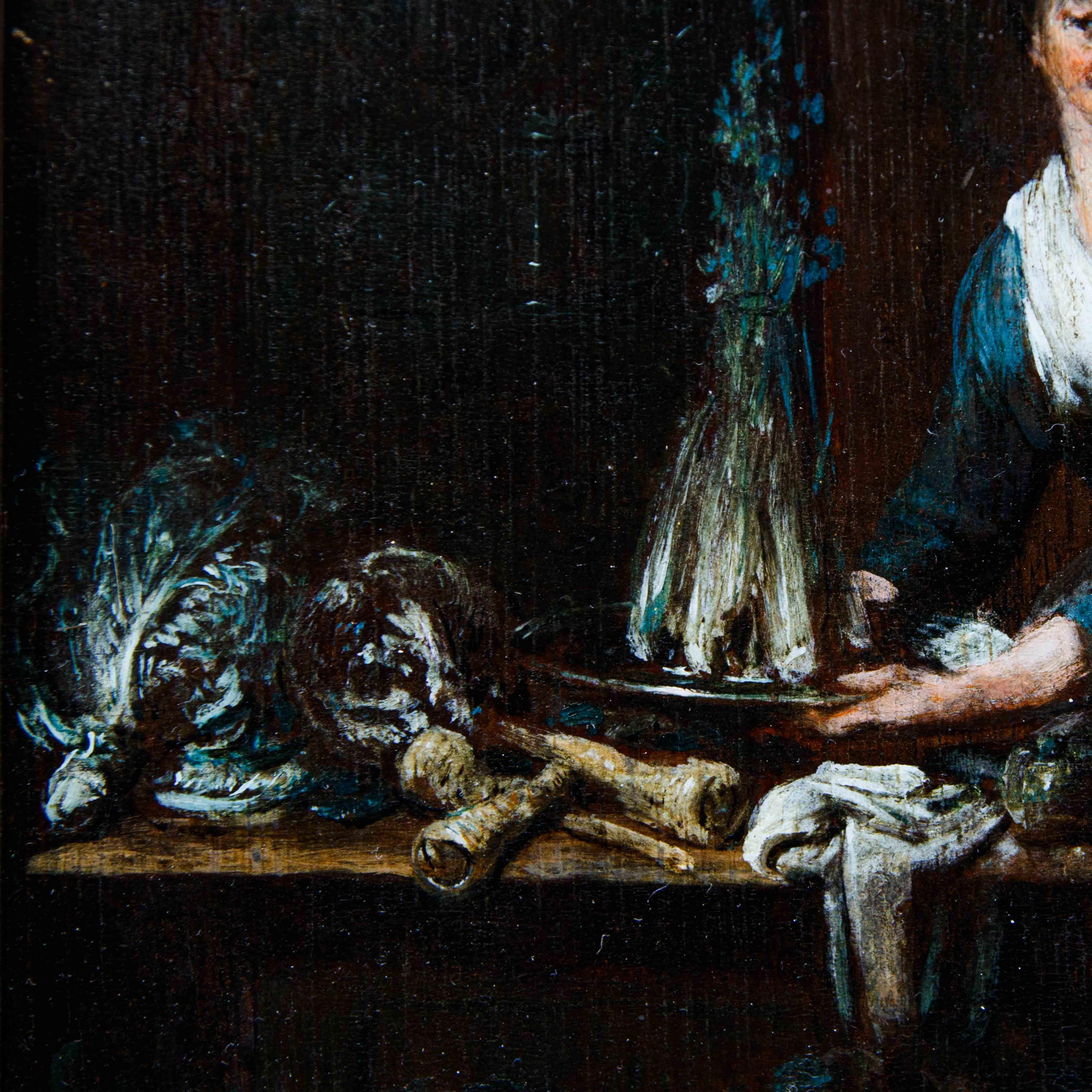 Jan Baptist Lambrechts (Anvers, 1680 - après 1731)  Dans la cuisine en vente 3