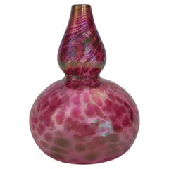 Jan Benda, Krystyna Glass, Iridescent Studio Glass Vase, Canada, circa 2000