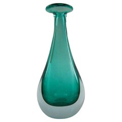 JAN BENDA - KRYSTYNA GLASS - Sommerso Studio Glass Bud Vase - Canada - C.2000