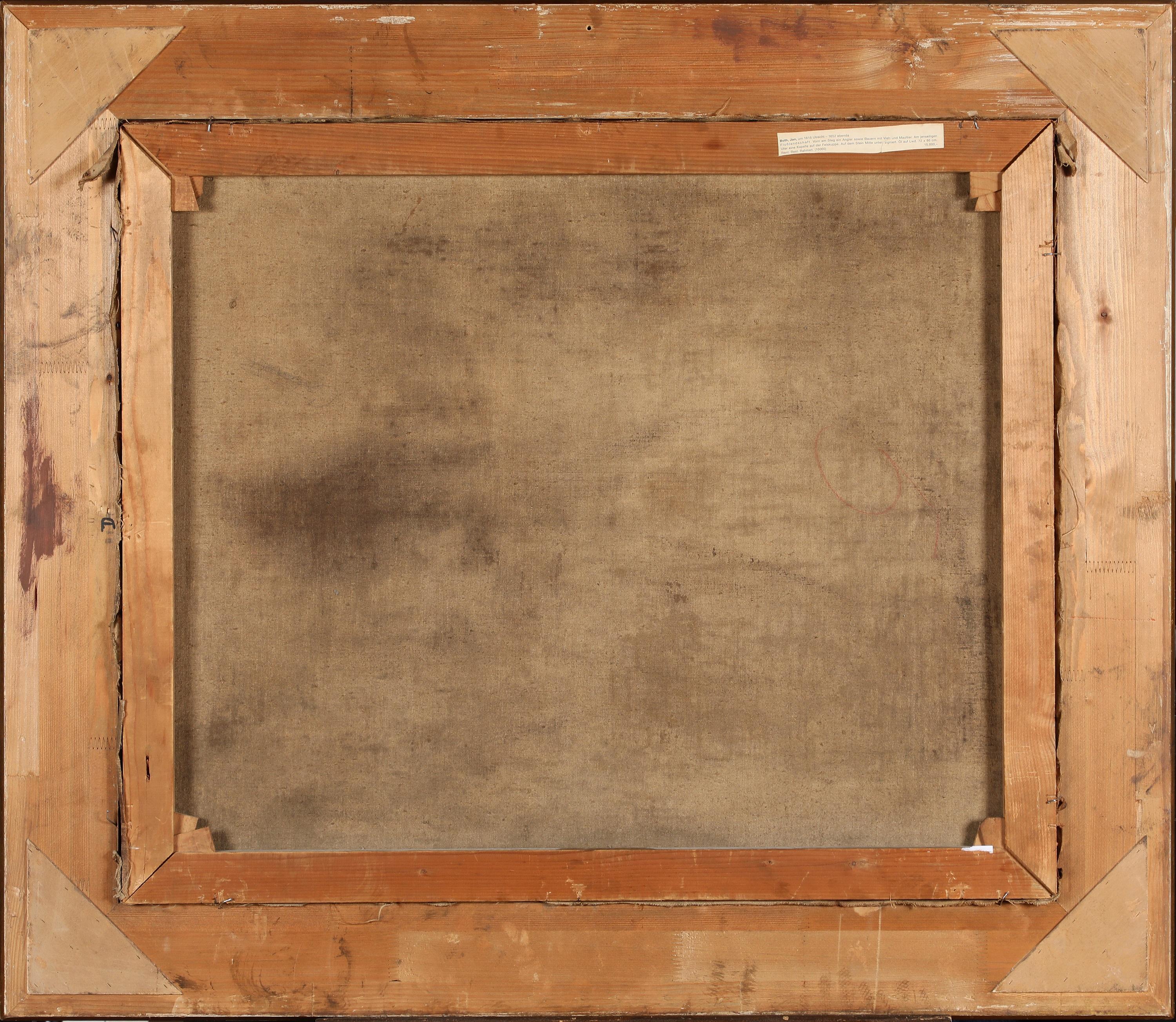 Südliche Landschaft mit Brücke und Schafhirten en venta 6