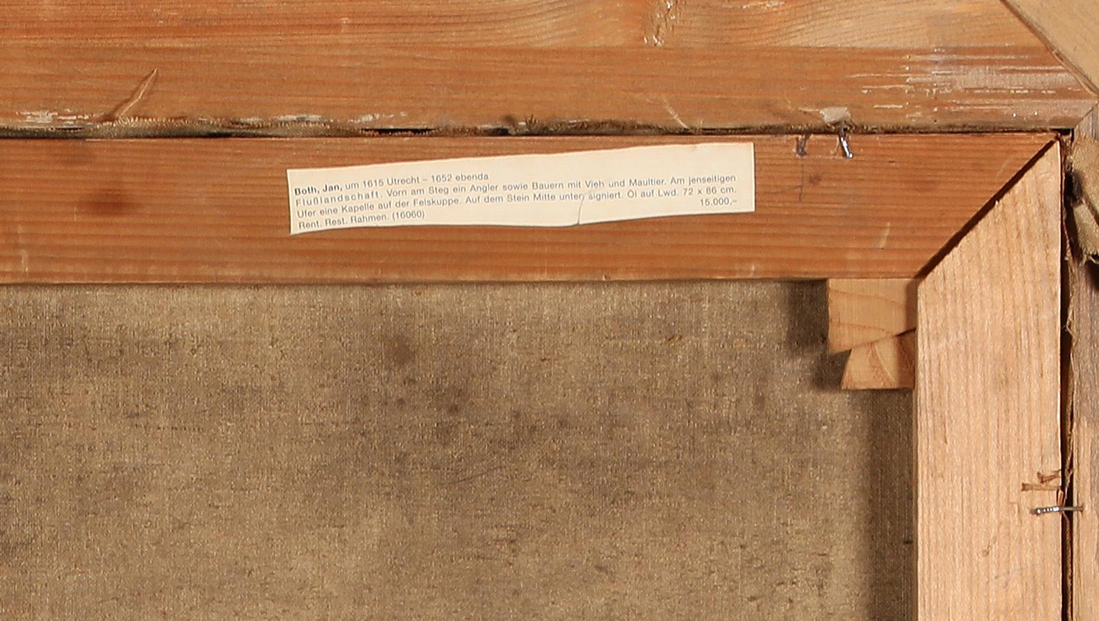 Südliche Landschaft mit Brücke und Schafhirten en venta 7