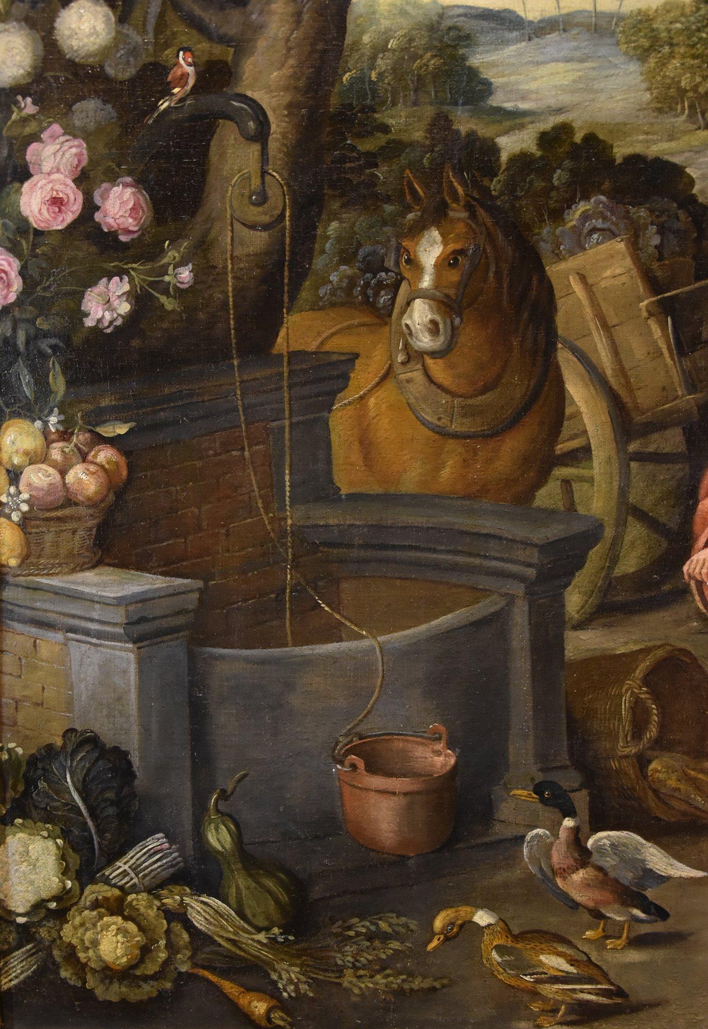 Noli Me Tangere Brueghel 17th Century Paint OIl on canvas Old master Religious For Sale 5