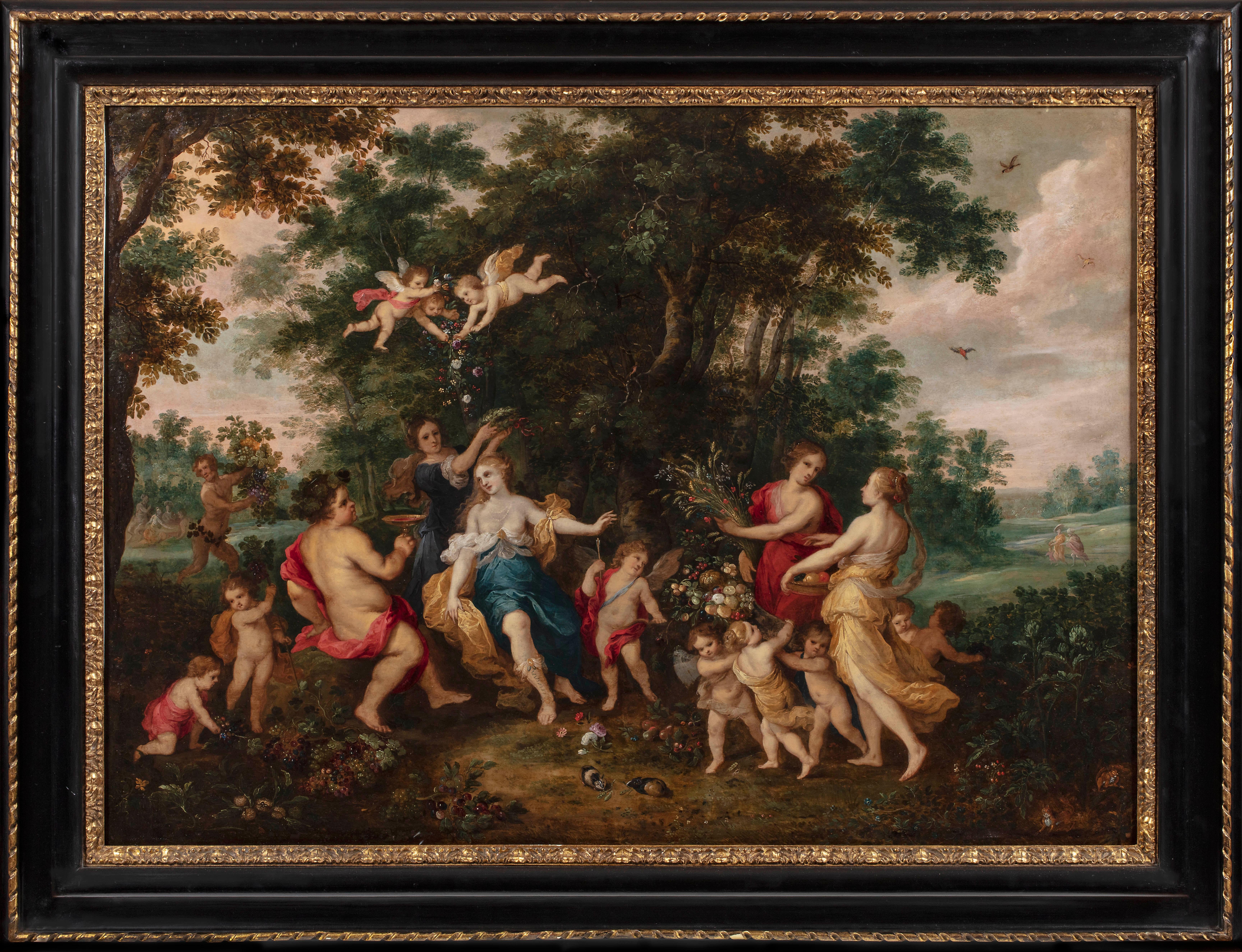 Die Allegorie der Fülle – Painting von Jan Brueghel the Younger