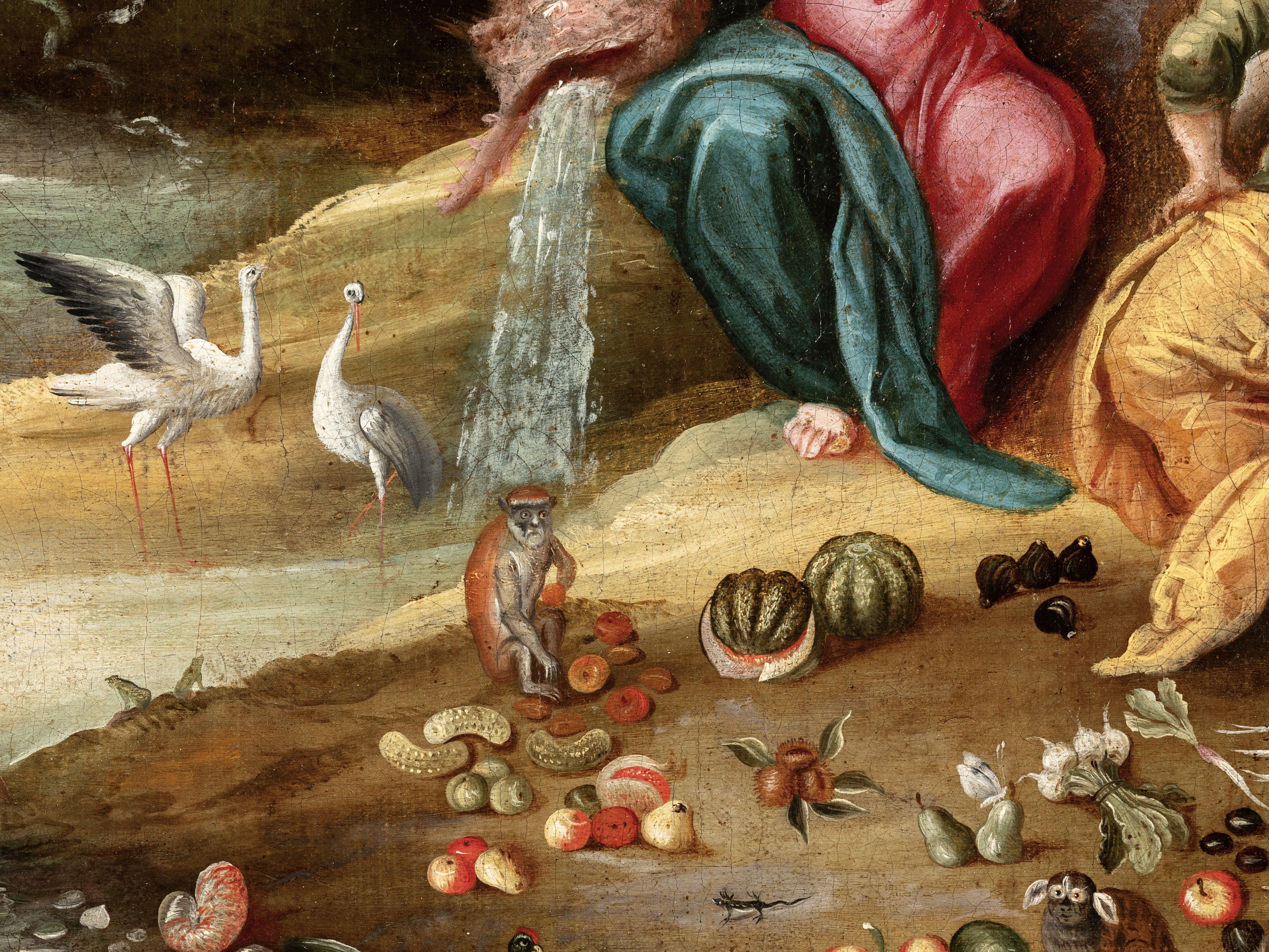 Allegorie de quatre éléments, élève de Jan Brueghel le Jeune (1601-1678) en vente 4