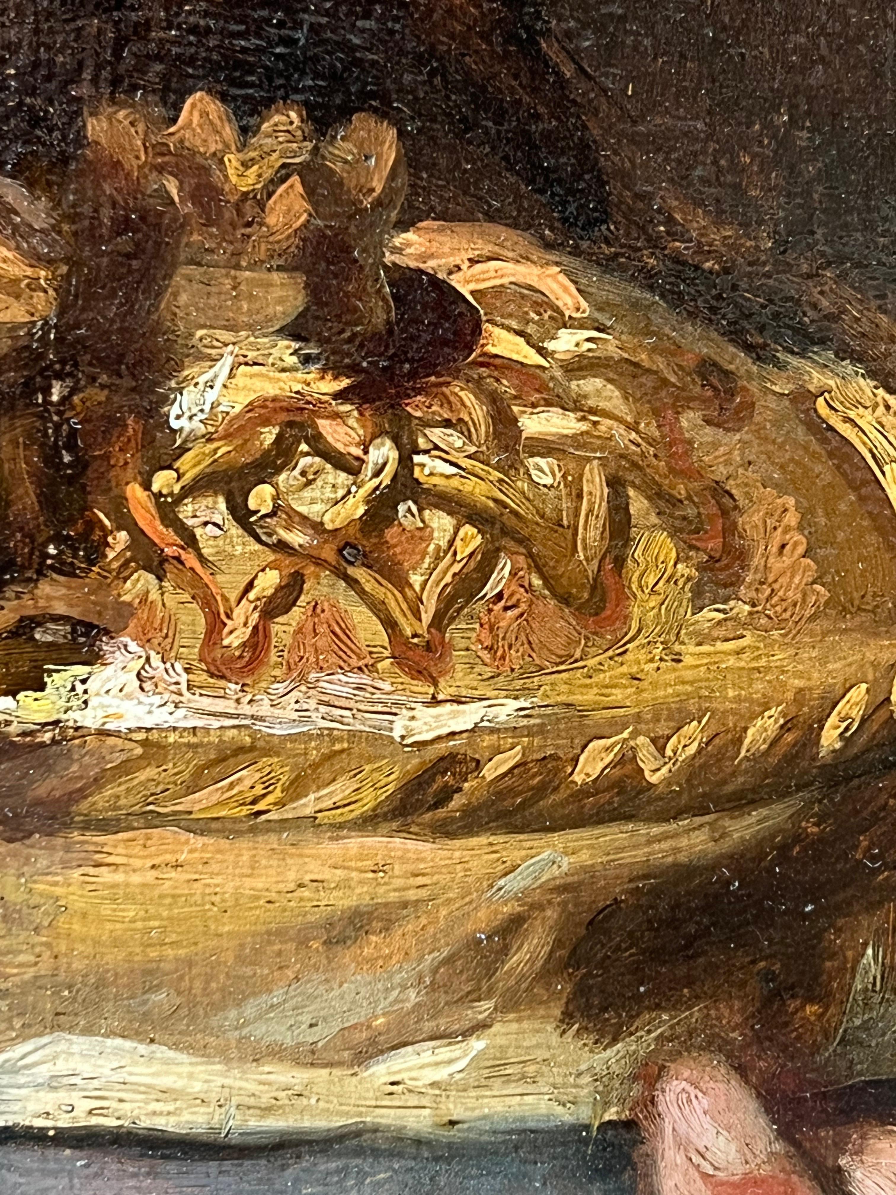 17e siècle Flemish Old Masterly - Un jeune garçon dégustant une tarte, allégorie du goût - Marron Portrait Painting par  Jan Cossiers