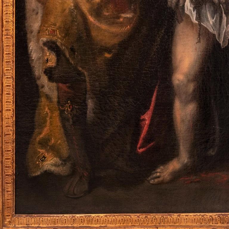 Flemish, Öl auf Leinwand, Barockgemälde Jesus Christ Ecce Homo, Alter Meister, Öl auf Leinwand, 1630 im Angebot 4