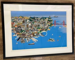 Jan Davidson, San Francisco, Serigrafie, gerahmt