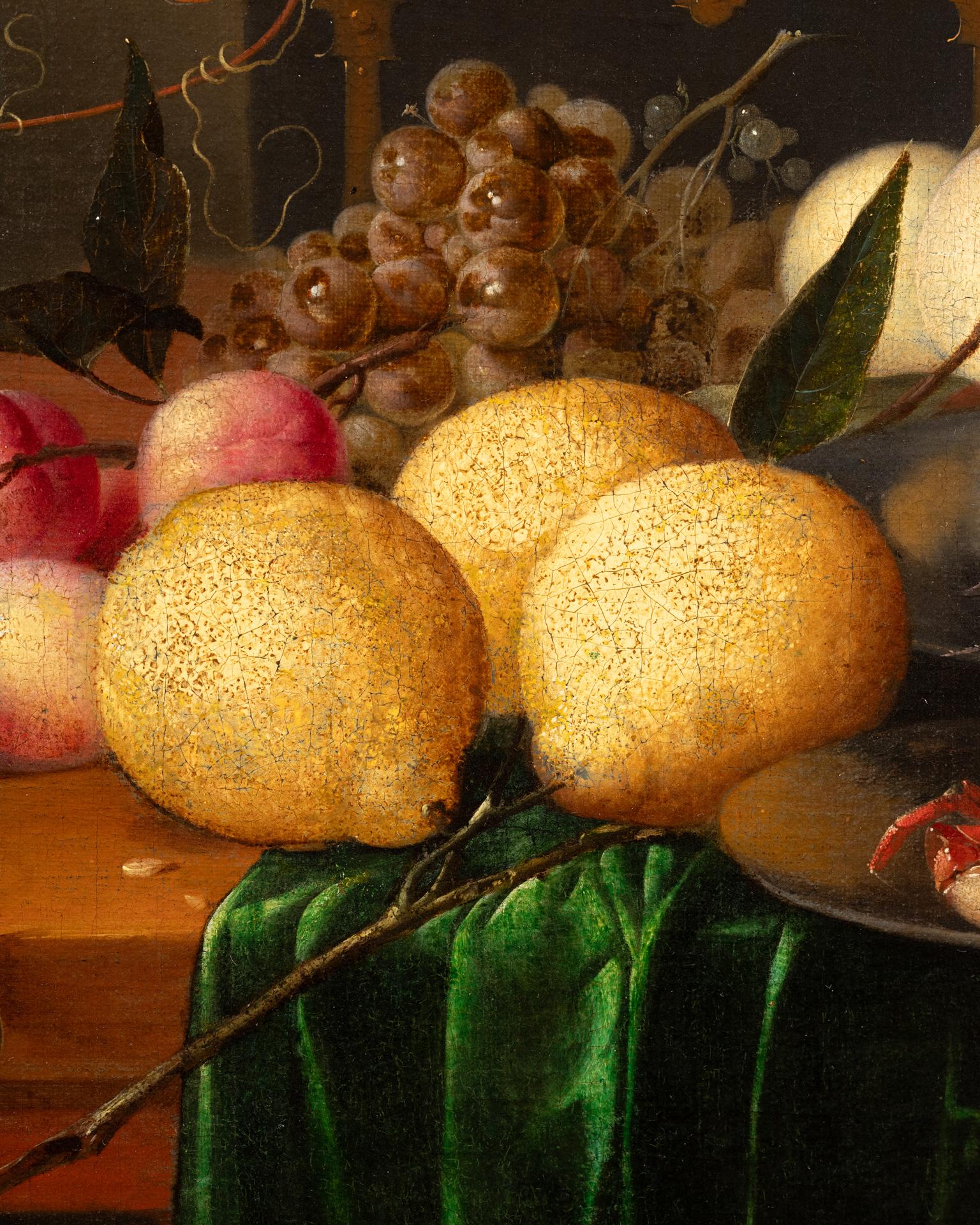Nature morte luxueuse avec homard, jambon et fruits, 17e école d'Anvers, de Heem en vente 3