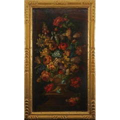 Large 18th Century Classical Floral Still Life oil painting Dutch Old Master