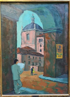 San Lorenzo, Milan, Grande vue de la basilique du milieu du siècle dernier
