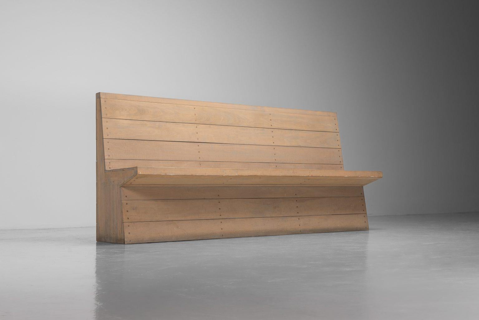 Jan de Jong banc pour maison de retraite Olmenhof Pays-Bas 1965 en vente 5