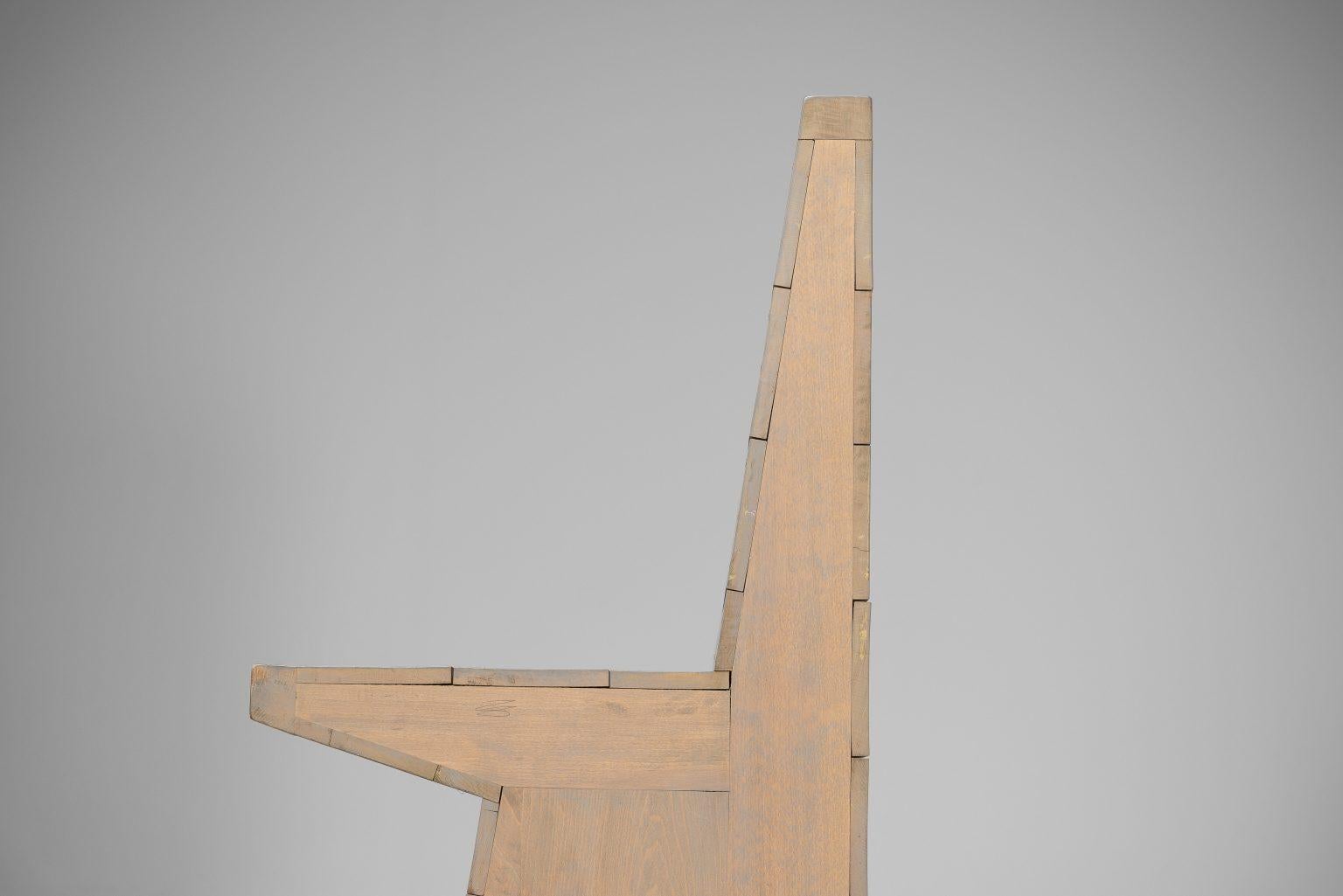 Jan de Jong banc pour maison de retraite Olmenhof Pays-Bas 1965 en vente 1