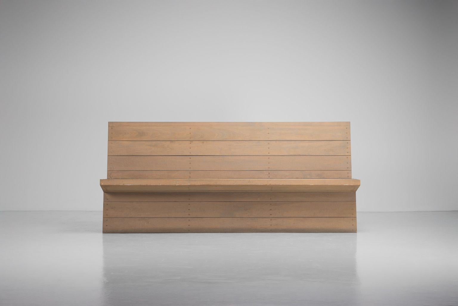 Jan de Jong banc pour maison de retraite Olmenhof Pays-Bas 1965 en vente 2