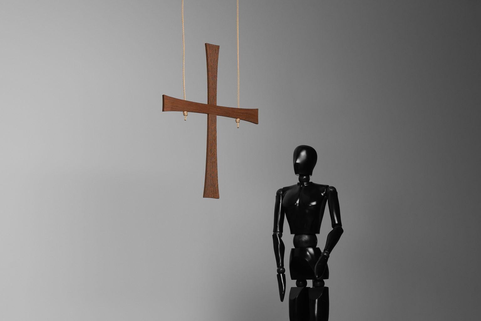 Mid-Century moderno Ciondolo a croce Jan de Jong Chiesa di Sint Willibrordus Almelo 1964 in vendita