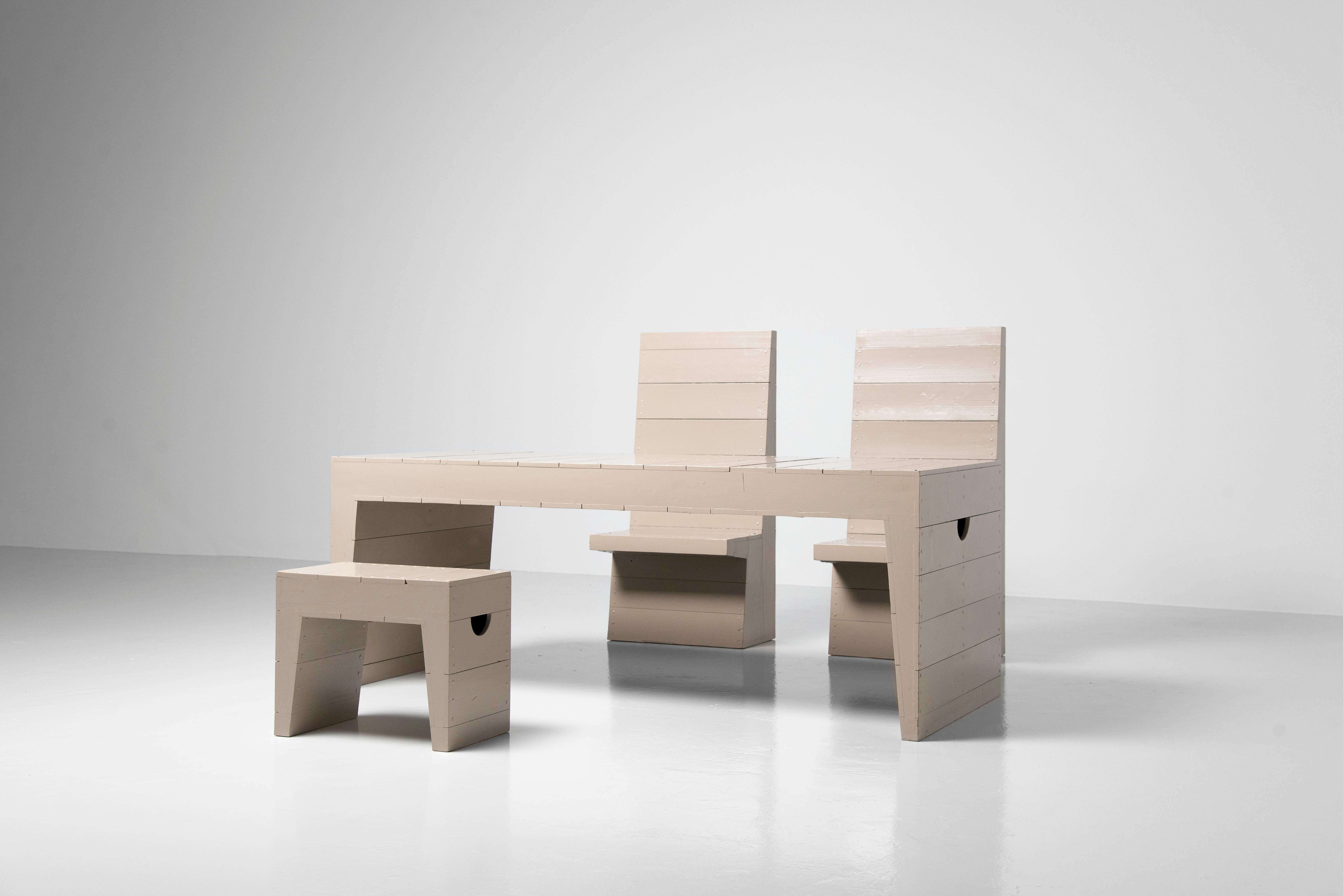 Table à manger Bossche School Hollande 1970 Dom Hans van der Laan en vente 8