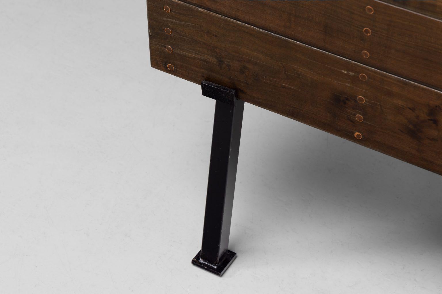 Jan de Jong Hochstuhl gepolstert Townes Budel 1967 im Angebot 11