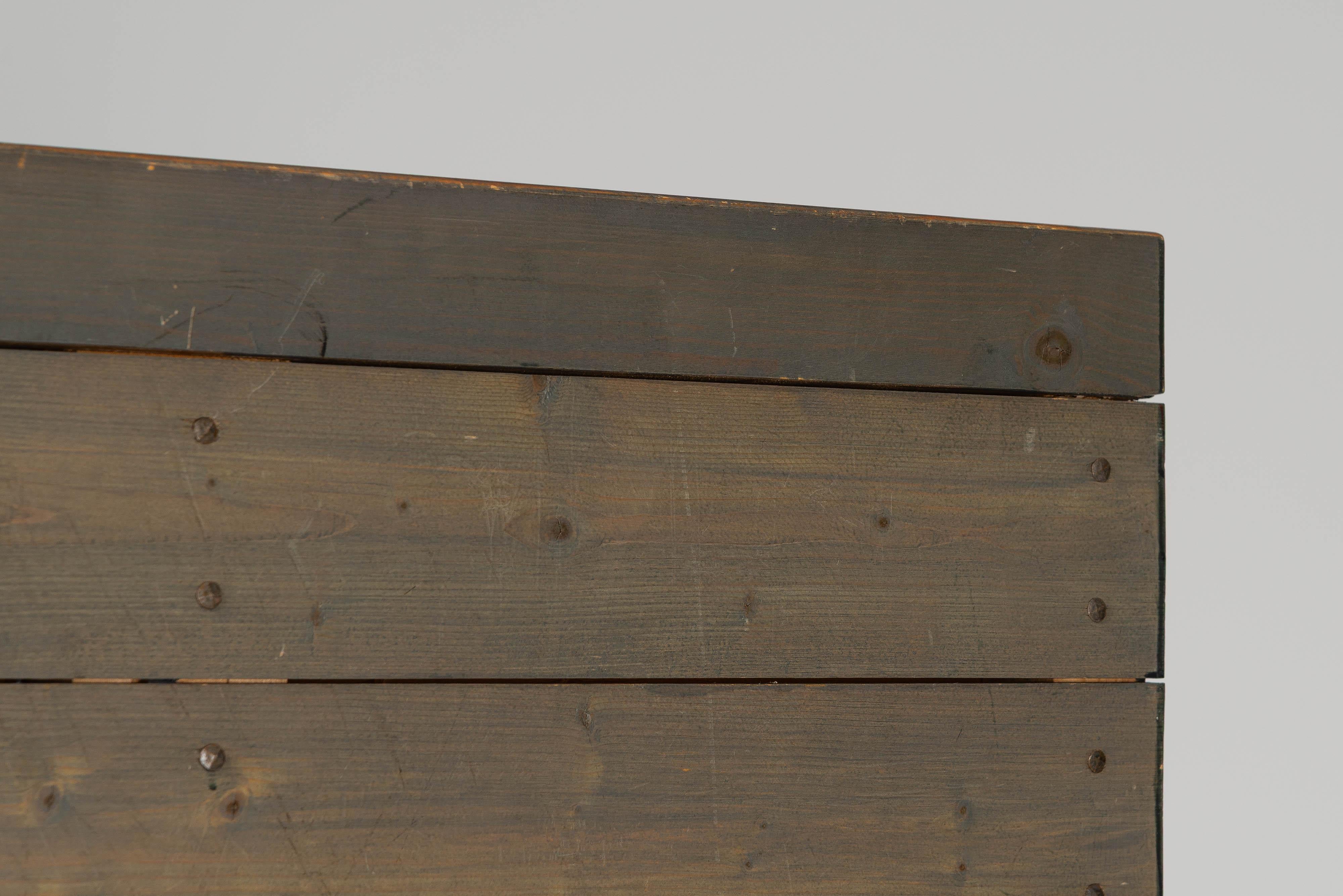 Jan de Jong lange Bank Sint-Willibrordus Kirche Almelo 1964 im Angebot 1