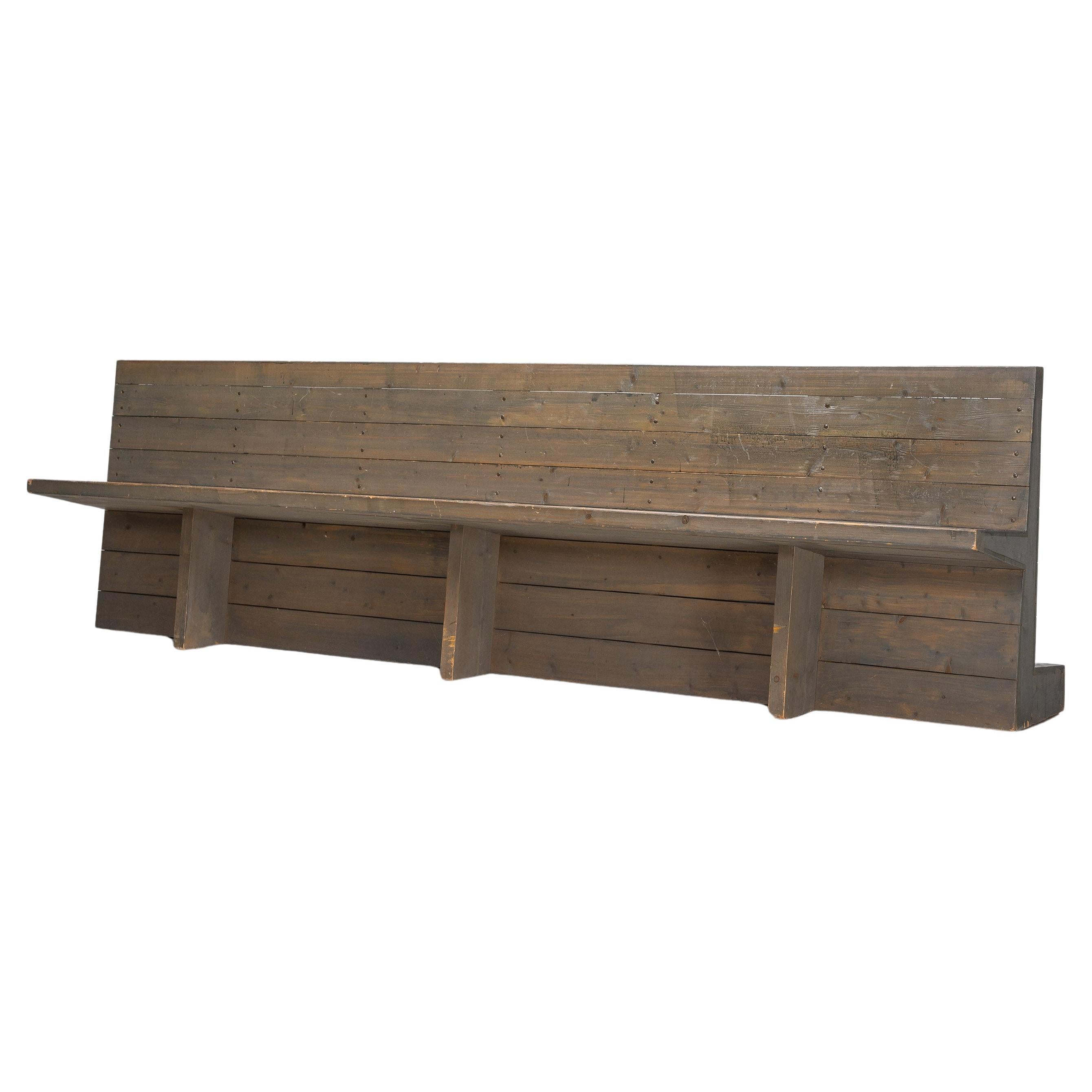 Jan de Jong lange Bank Sint-Willibrordus Kirche Almelo 1964